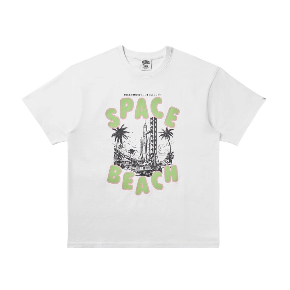 White Space Beach Graphic T-Shirt